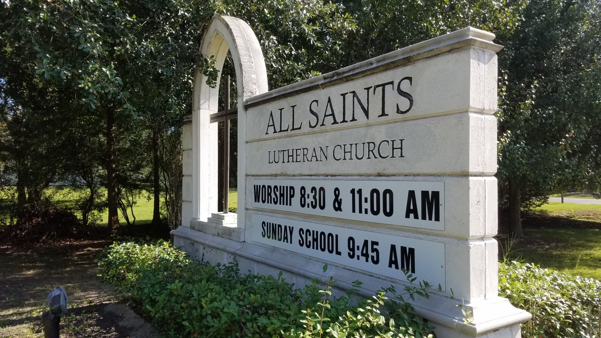 All Saints Website Features